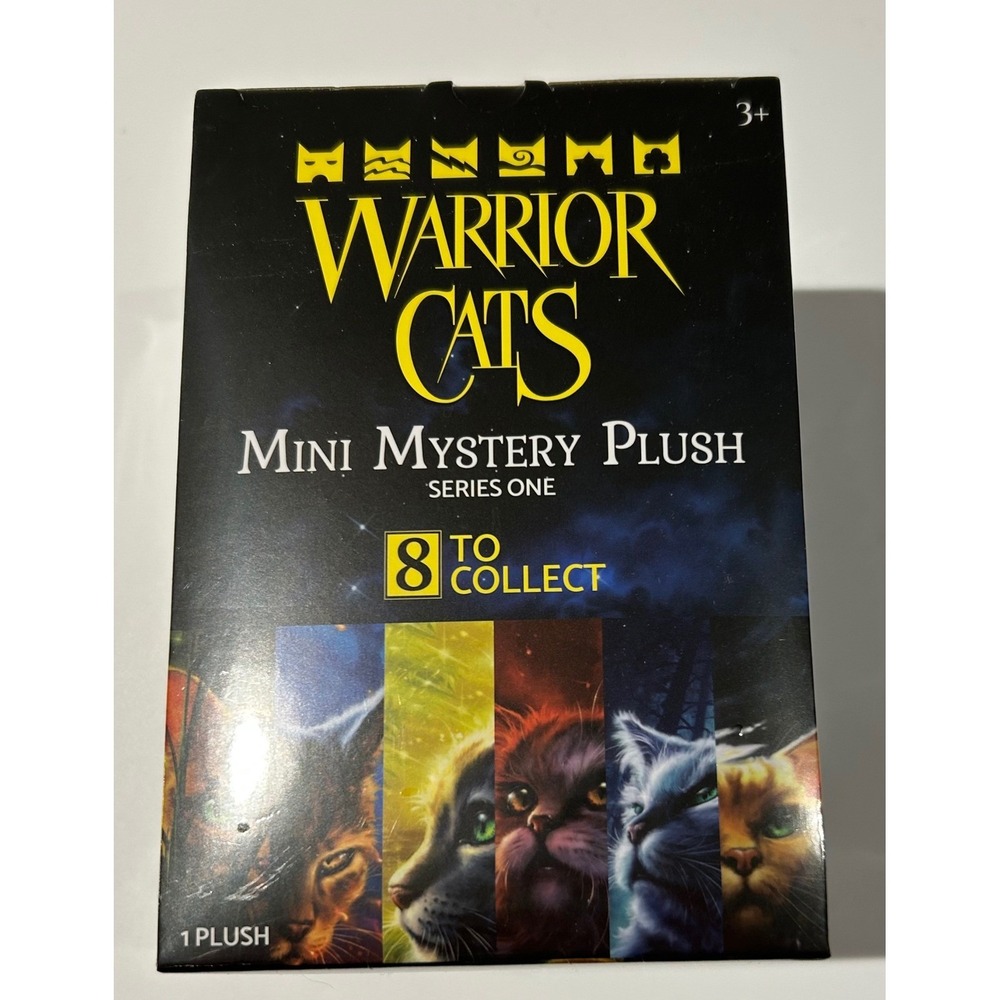 Warrior Cats Mini Mystery Plush Series One 1 Sealed Blind Box  NEW